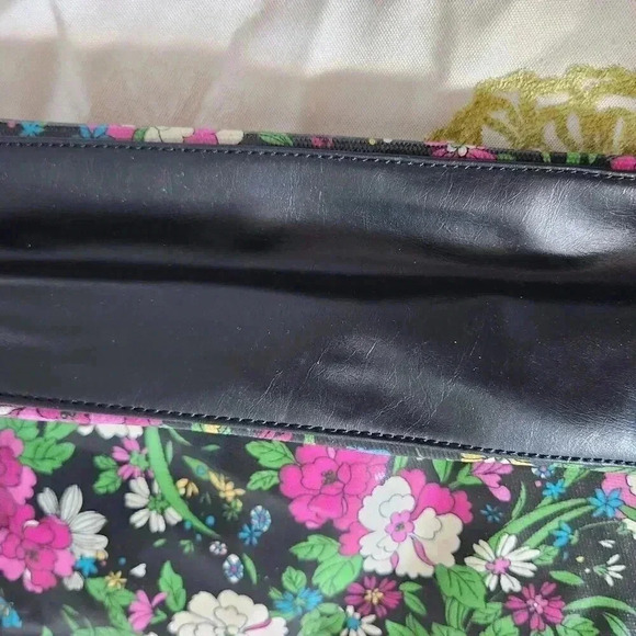 Floral Print Coated Canvas Tote Bag - Picture 3 of 5